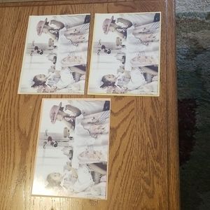 BRAND NEW Leanin Tree Kids At Heart "Tea For Two & Teddy" Blank Card Bundle